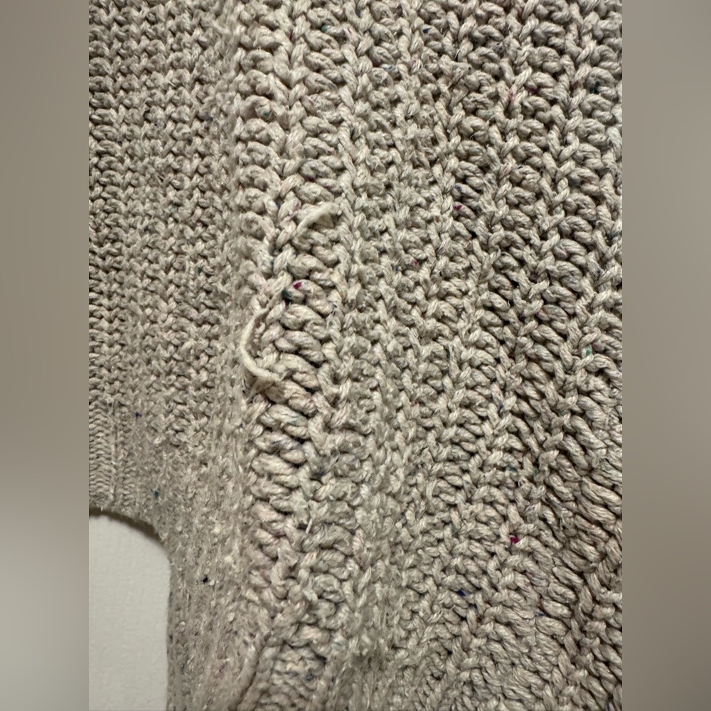 Free People Beige with Multicolor Knit Cardigan - Picture 9 of 9
